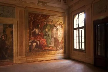 Parete della terza sala della barchessa di sinistra di Villa Venier Contarin