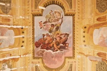 Soffitto della terza sala della barchessa di sinistra di Villa Venier Contarini